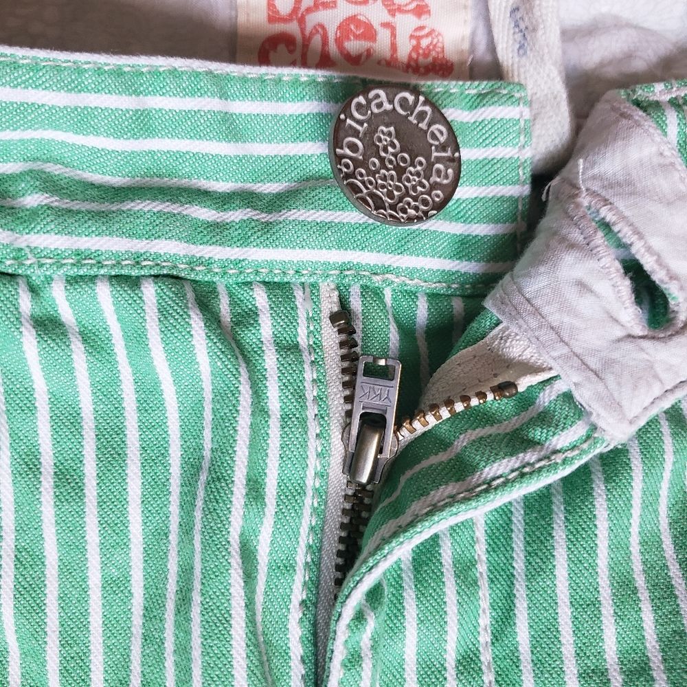 ANTHRO - BICA CHEIA - G&W Pinstripe Bermuda Shorts - Picture 5 of 12